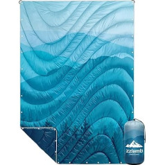 zzlamb Camping Blanket Lightweight Fluffy Warm Blanket Windproof Outdoor Travel Blanket Water Resistant Cape with Snaps Warm Quilt for Picnic Beach Trips Hiking Backpacking
