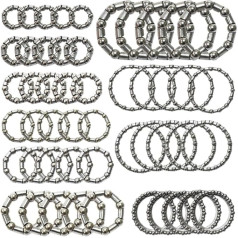 Albedel 5 Sets von 9 Arten Fahrrad-Kugellager-Headset-Halter, Kurbel, Käfigrad, 4 mm bis 8 mm, Reparaturzubehör