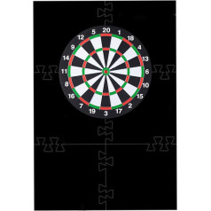 Dartscheibenschutz für Wandschützer, Dart-Objektivschutz, quadratischer Dartboard-Rahmen, Wandschutz für Dartscheibe, Spleißen, Wandschutz für Ta