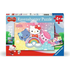 Puzle 2x24 gabaliņi Hello Kitty