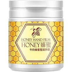 24k Gold Handmaske, Honig-Peel-Off-Handmaske, Feuchtigkeitsspendende Reparatur-Handmaske, Peel Off Maske, Peeling-Handmaske, Honig-Milch-Wachs-Handmaske, Handwachsmaske Reparatur Für Rauhe Haut (1Pc)