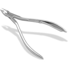 Excellent-Solingen Precision Cuticle Nippers with 7 mm Cutting Surface Made of Rust-Proof Stainless Steel