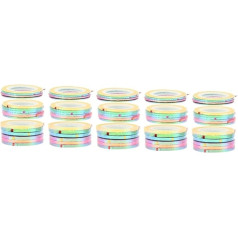 FRCOLOR 90 Rolls Nail Art Gold Thread Nail Stickers Coloured Nail Strips Strips Nail Tape Lines Nail Tips Strip Tape Nail Art Accessories Nail Decoration Strips Nail Art