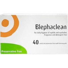40 BLEPHACLEAN Sterile Eyelid Wipes for Bleph Aritis Free Post By Front Linese llers. by BLEPHACLEAN
