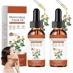 Paracress Face Oil Paracress Face Oil Massage for Gua Sha, Face Serum Anti-Ageing Hydrating Essential Oil for Mature Skin, Reduces Fine Lines and Wrinkles (2-Pack)