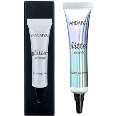 2 Pcs Smudge-proof Eyeshadow Glitter Primer Glue Long Lasting Eye Base Makeup Dark-Circle Concealer Multi-functional Primer for Eyes, Lips, Face Makeup 0.33fl.oz/10ml