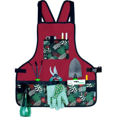 Zopanira Gartenschürzen für Frauen mit Taschen – Gartenschürze – Floristenschürze – Geschenke für Gärtner, Künstler, Malerei, Kunst