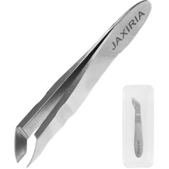 Professional Mini Cuticle Cutter - Sharp Cuticle Remover Pliers - Stainless Steel Cuticle Tweezers - Small Cuticle Nipper for Fingers and Toes, Dead Skin, Pedicure Tool, Silver