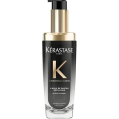 Kérastase Chronologiste L'Huile de Parfum Antistatic Fragrance Oil for All Hair Types, Nourishing and Strengthening Hair Care with Heat Protection and Intense Fragrance, Refillable Bottle, 75 ml