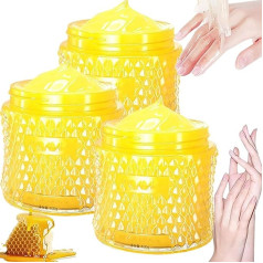 PAZRSASX Milk Honey Exfoliating Hand Film Hand Mask Honey Tear Off Mask Honey Milk Rejuvenation Hand Wax Brightening and Moisturizing Hand Mask Nourishing Exfoliating (1/2/3pcs)