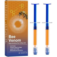 Flysmus Reiuvenate Bee Venom Eye Tightening Gel, Eye Cream with Bee Venom, Bee Venom Eye Cream, Eye Cream Against Wrinkles and Eye Circles (2 Pieces)