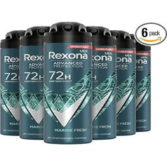 Rexona Men Advanced Antiperspirant Spray Marine Fresh 6 x 150 ml