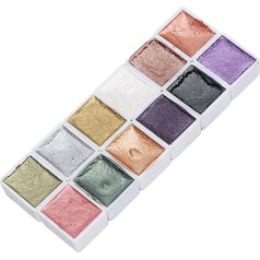 Nail Watercolour Paint, Solid Pearl Glitter Nail Art Pigments, Manicure Art Nail Paint for Women and Girls, Nail Gel Colour for DIY Nail Art Design