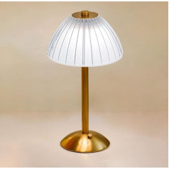 Jadssox LED Mushroom Table Lamp, Bedside Lamp, Night Light, Golden Bedside Lamp, Small Column Table Lamps, USB Charging, Bedside Lights for Bedroom, Living Room, Office