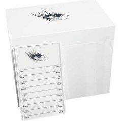 Eyelash Storage Box, Grafting Eyelash Storage Box, 10 Layers, White, Large Capacity, Acrylic Storage Box for Eyelashes, Display Board or Nail