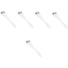 Beavorty Pack of 5 eye massager, eye creams, iceroller massage rollers, eye patches, eye cream, eye mask, face tool, face massager, eye ice roller, face care supply, plastic, white