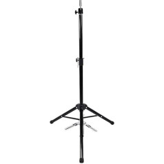 Metal Practice Head Stand Hairdresser 34 inches ~ 52 inches, Adjustable Tripod Hairdressing Head, Doll Head Stand for Mannequin Head