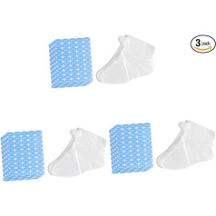 Healeved 3st Fußpflege Abdeckung Fuß Film Paraffinbadeinlagen Fußgipsabdeckung Wasserdichte Fußabdeckung Paraffinwachseinlagen Fußeinlagen Aus Paraffin Duschfußabdeckung Fußschutzabdeckung
