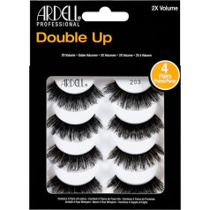 ARDELL Double Up Eye Lashes, 203, Pack of 4