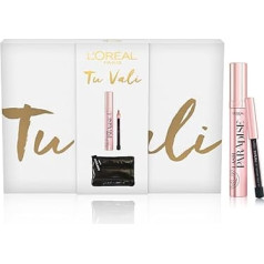 L'Oréal Paris, Gift Box with Mascara Black Volumising and Mini Matita for an Intense Look with Exclusive Toiletry Bag