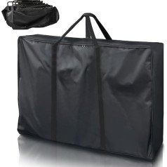 haiorjun 600D Oxford Garden Chair Protective Bag with Two-Way Zip, Large Storage Bag for Deck Chair, Foldable, Sun Lounger, Recliner 100 x 82 x 20 cm