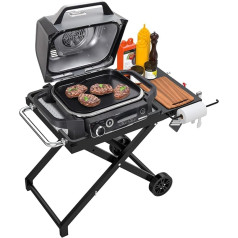Foldable BBQ Stand Compatible with Ninja Woodfire