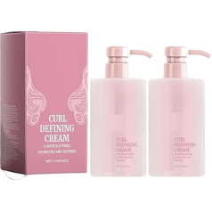 Ultimate Curling Cream for Curly and Wavy Hair, Curl Defining Cream, Anti-Frizz & Moisturising, Defining & Smoothing, Hair Care Essentials, Create Your Ideal Hairstyle