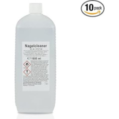 Set of 10 Nail Cleaner 1000 ml