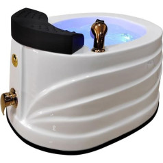 MBCEYLSTUB Acrylic Foot Bath, Acrylic Foot Bath, Sink with Heated Massage, Foot Bath Bowl, Massager for Salon, Foot Bath for Home/Hotel