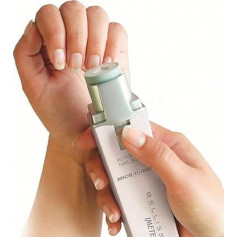 Avilia Create Shiny and Flawless Nails: Polish and Clean with Professional Nail Care Rotation System. Beauty Tool for Perfect Manicure, ‎23 x 12 x 7 cm, White