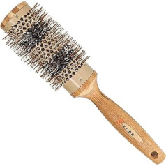 Kobe Pinto Professional Bamboo Thermal Round Brush Eco Friendly Bamboo Handle and Ceramic Heat Retention (42mm)