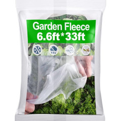 Henrycares Garden Fleece Frost Protection, 2 m x 10 m, 30 g/m², Heavy Duty Horticultural Fleece, Winter Plant Protection up to -5 °C, UV-Resistant, Tear-Resistant, Plant Fleece for Plants, F