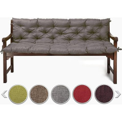 Sunnypillow Bench Cushion, 100 x 50 x 50 cm, Cushion and Back Cushion for Swinging Hammock, Cushion for Garden Bench, Various Colours and Sizes Available