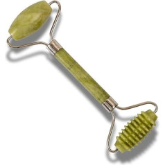 Eco Bath London Jade Stone Face Roller with Ribbed End