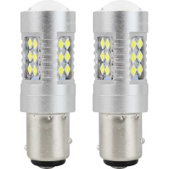 Led spuldzes canbus 3030 24smd 1157 bay15d p21/5w white 12v 24v -01438