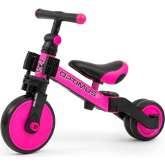 Milly Mally Velosipēds 3in1 optimus rozā