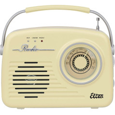 Radio luiza retro sp-11 mp3 mp3 usb sd vanilla
