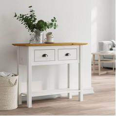 ShGaxin BODO 355072 Console Table, 90 x 34.5 x 73 cm, Solid Pine Wood, Coffee Table, Side Table, Sideboard, Living Room Table, Coffee Console, Hallway Table