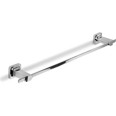 Croydex Flexi-Fix Easy to Fit Shoreditch Towel Rail with Zinc Alloy Construction, Chrome