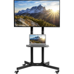 Vivo 'Vivo Trolley for LCD LED Plasma Flat Panel TV Stand w/Wheels for up to 32 