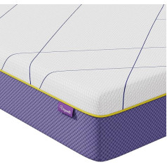 Vesgantti Double Mattress, 20cm Gel Memory Foam Double Mattress with CertiPUR-US Certified Foam for Pressure Relief and Cooling Comfort, Medium, 135 x 190 x 20 cm, Lavender Purple