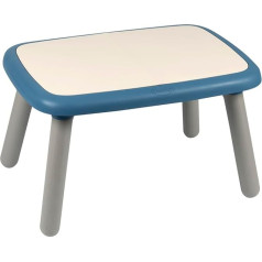 Smoby - Kid Table Blue - Design Children's Table for Children from 18 Months, for Indoor and Outdoor Use, Plastic, Ideal for Garden, Patio, Children's Room
