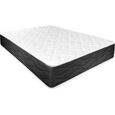 Somnia Descanso - Bombay Reversible Memory Foam Mattress - Ergonomic - Optimum Comfort and Hardness - Thickness 25 cm, Anti-Dust Mite, Antibacterial and Hypoallergenic, 80 x 190 cm