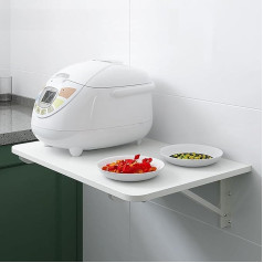 Generisch Klapptisch zur Wandmontage, für Küche, Esszimmer, Waschküche, schwimmender Schreibtisch mit platzsparendem Design, 60 x 50 cm (L x B).