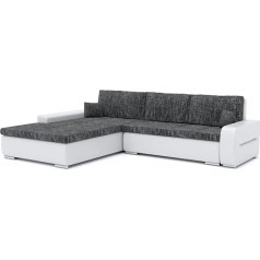 Generic Sofini Toronto240200_dostawa Corner Sofa with Sleep Function Corner Sofa with Bed Box Best Corner Sofa Hit!! (Lawa 17+ Soft 17 Left) Length: 240 cm, Width: 200 cm, Height: 85 cm