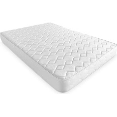 Dreaming Online Sena Viscoelastic Mattress, Reversible, Firm and Comfortable, Medium to High Strength, Winter/Summer Side, White, 120 x 200 cm