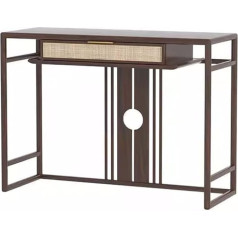Generisch Solid Wood Console Table with Drawers and Shelf, Decorative Entrance Suitcase for Living Room, Simple Side Table for Home Decoration