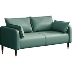 Generisch Italian Style Lounger Sofa for Small Apartments Double Seat Couch for Living Room No Washing Simple Design 140cm