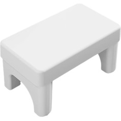 Doitool Toilet Stool Adult Toilet Step Stool Squat Poop Stool for Posture Pooping Stool Toilet Stool for Bathroom Stool Foot Stool Squat Stool Aldult PP White Child