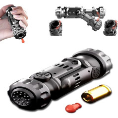3T6B Alloy Anti-Stress Toy, Toy with Softball Weapons, EDC Anti-Stress Toy Decompression, Metal Fidget Slider, Can Be Twisted and Folded, Anti-Anxiety Toy